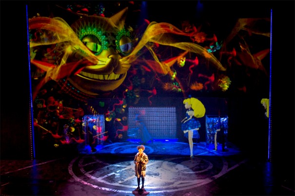 Holo-Gauze en espectaculo wonder.land