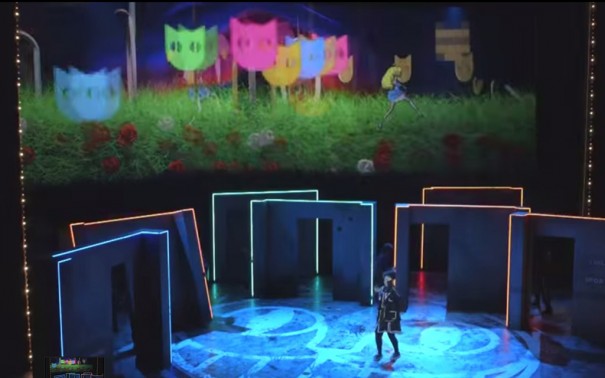 Holo-Gauze en espectaculo wonder.land