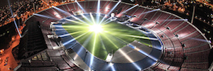 La Coppa America 2015 è stato illuminato in Cile con sistemi Pointe de Robe