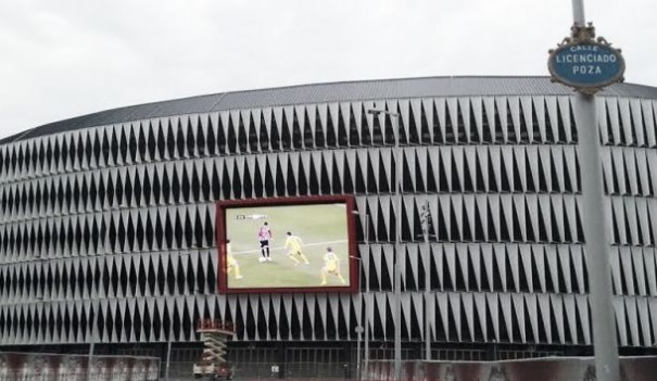 Pantalla led Daktronics en San Mames