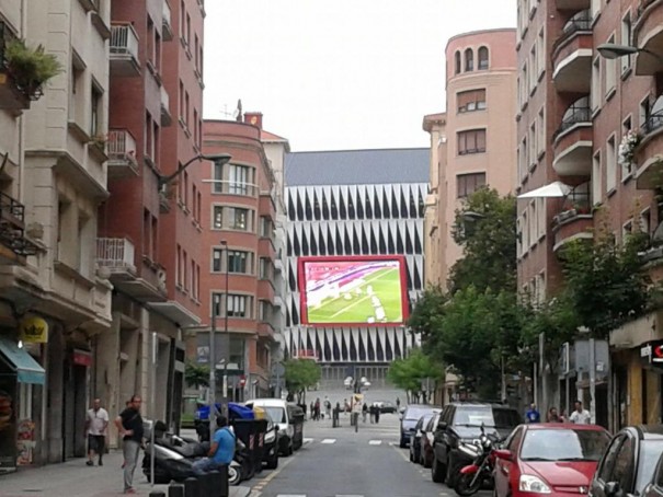 Pantalla led Daktronics en San Mames