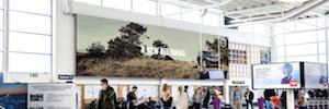 Absen Led screens star in commercial messages at three Norwegian airports