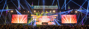 Beachbody utilizó la iluminación de Elation para su convención anual en Nashville