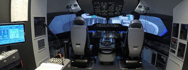 Eyevis en Aeromexico simulador Boeing 787