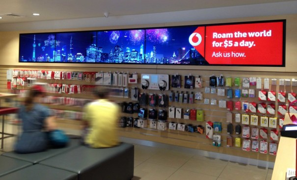 Signagelive Vodafone Australia
