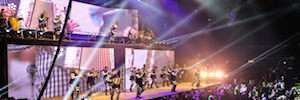 Elation Platinum BX creates spectacular light effects to the rhythm of Banda La Trakalosa