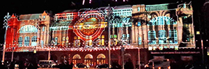 El festival Illuminations ofreció un espectacular mapping sobre la torre de Blackpool