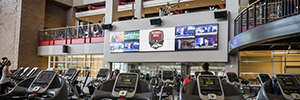 Planar Video Wall Helps University of Nevada Students Get Fit
