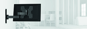 Vogel's Wall 2.0: supports for flat screens that adapt to the decoration of the room