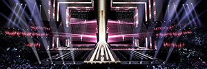 El escenario de Eurovisión 2016 busca crear ilusiones ópticas a través de la iluminación Led