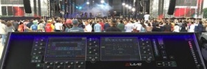 dLive manages the sound of the Promessas gospel festival in Sao Paulo