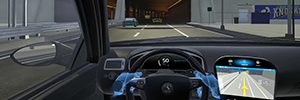 Christie helps show, in a virtual environment, What the car of the future will look like
