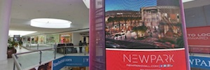 Daktronics projeta sua primeira tela led curva de grande formato para um shopping center