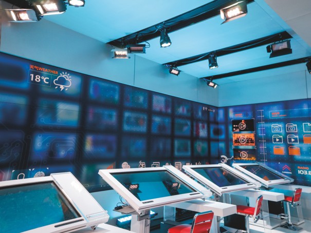 Eyevis estudio TV Jiangsu
