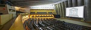 La sede parigina dell'Unesco incorpora la tecnologia AV Panasonic nella sua sala conferenze