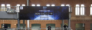 Le compte à rebours de Earth Hour commence dans les murs vidéo des gares espagnoles