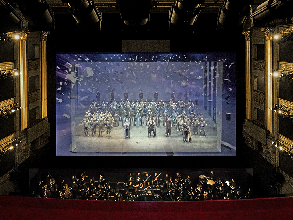 El Teatro Real lleva sus escenografías a una nueva dimensión con los proyectores de Christie