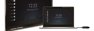 Clevertouch Pro: multi-touch monitors for presentations with Android removable module