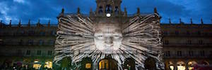 Salamanca transforma os seus edifícios num espetáculo visual durante o Festival da Luz e das Vanguardas