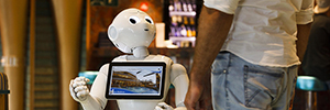 The Pepper robot entertains the passengers of the Costa Diadema on their journey through the Mediterranean