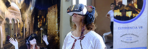 Die Alcazaba bietet einen virtuellen Rundgang im Mondschein mit AR-Brille