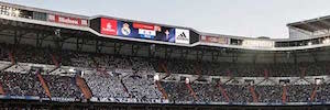Il Real Madrid FC sceglie la tecnologia video Led curva Daktronics per il Bernabéu