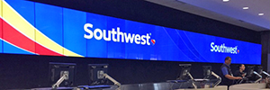 El aeropuerto de Orlando instala un videowall de gran formato en la zona de facturación