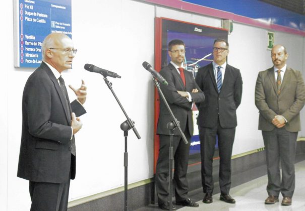 Metro Madrid publicidad dinamica Tres60, Telefonica y Adtrack