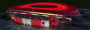 Philips Lighting обеспечивает светодиодное освещение нового стадиона Атлетико Мадрид