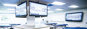 NEC provides AV equipment to Moravian College's experiential learning center