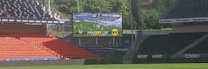 LG's Full HD video markers energize the Norwegian stadium in Lerkendal