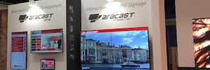 Tecco shows the new features of aracast to tackle any digital signage project