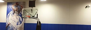 Dallas Mavericks monitor their workouts with JVC's robotic cameras