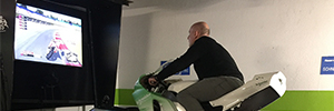 Schneider and XBS develop a simulator that reproduces the thrill of driving a Moto GP
