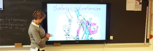 As escolas Baerum promovem a aprendizagem interativa com monitores Sony