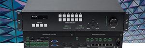AMX N7142: conmutador de presentación con distribución Networked AV de baja latencia