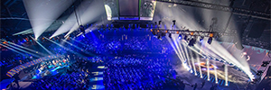 欧司朗重返欧洲歌唱大赛 2017 在表演中提供壮观的照明