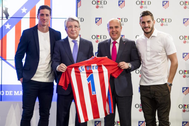 LG y Atletico de Madrid acuerdo Wanda Metropolitano