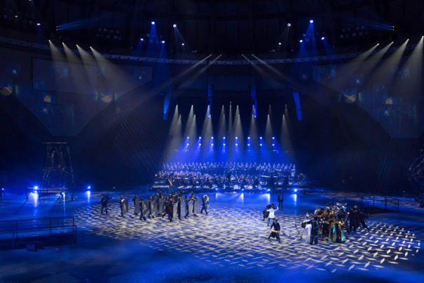 Claypaky obra teatral Niebo