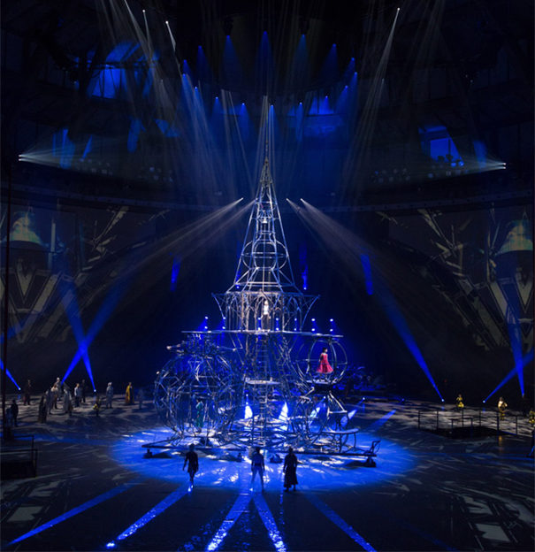 Claypaky obra teatral Niebo