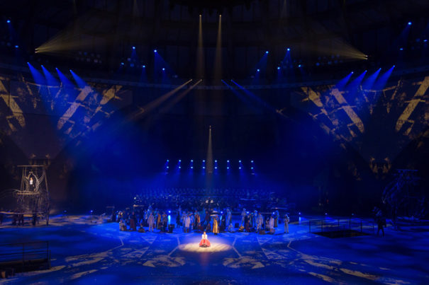 Claypaky obra teatral Niebo