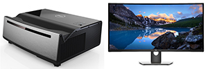 Dell presenta un proyector láser 4K UHD de alto brillo y un monitor curvo panorámico de 38”