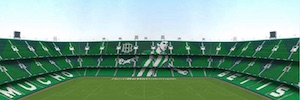 The stadium of Real Betis Balompié adds to the efficient Led lighting of Philips Lighting
