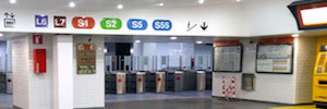Vitelsa führt das Digital Signage-Projekt der Station Plaza Cataluña für FGC durch