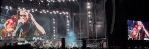 Fluge Audiovisuales réalise le montage d’éclairage pour les concerts d’Aerosmith en Espagne