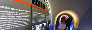 فيتلسا تنفذ معدات المعرض, الإضاءة والأمن في متحف الملجأ المدني