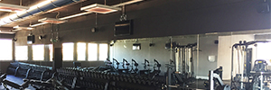 Roselli gym is committed to AV technology as a support for physical activity