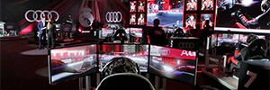 Jogadores do Real Madrid participam de uma corrida virtual de Fórmula E