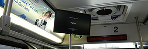 McCarran International Airport installs a network of digital signage in its bus line
