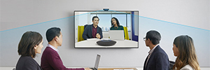 Dolby Voice Room: video conferencing for small conference rooms